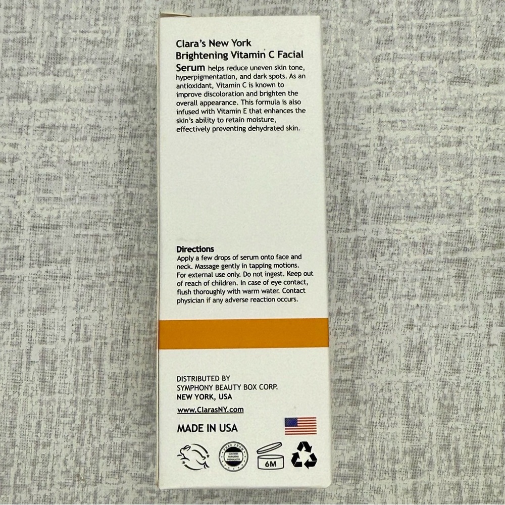 NIB Clara’s New York Vitamin C Advanced Brightening Facial Serum - Picture 4 of 6